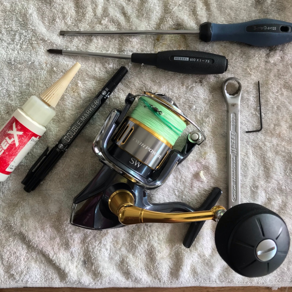Simple Shimano Spinning reel maintenance while you sit out Covid-19 at home